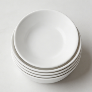 Winter Frost Chip-Resistant Glass Soup/Cereal Bowls 18oz Set 6